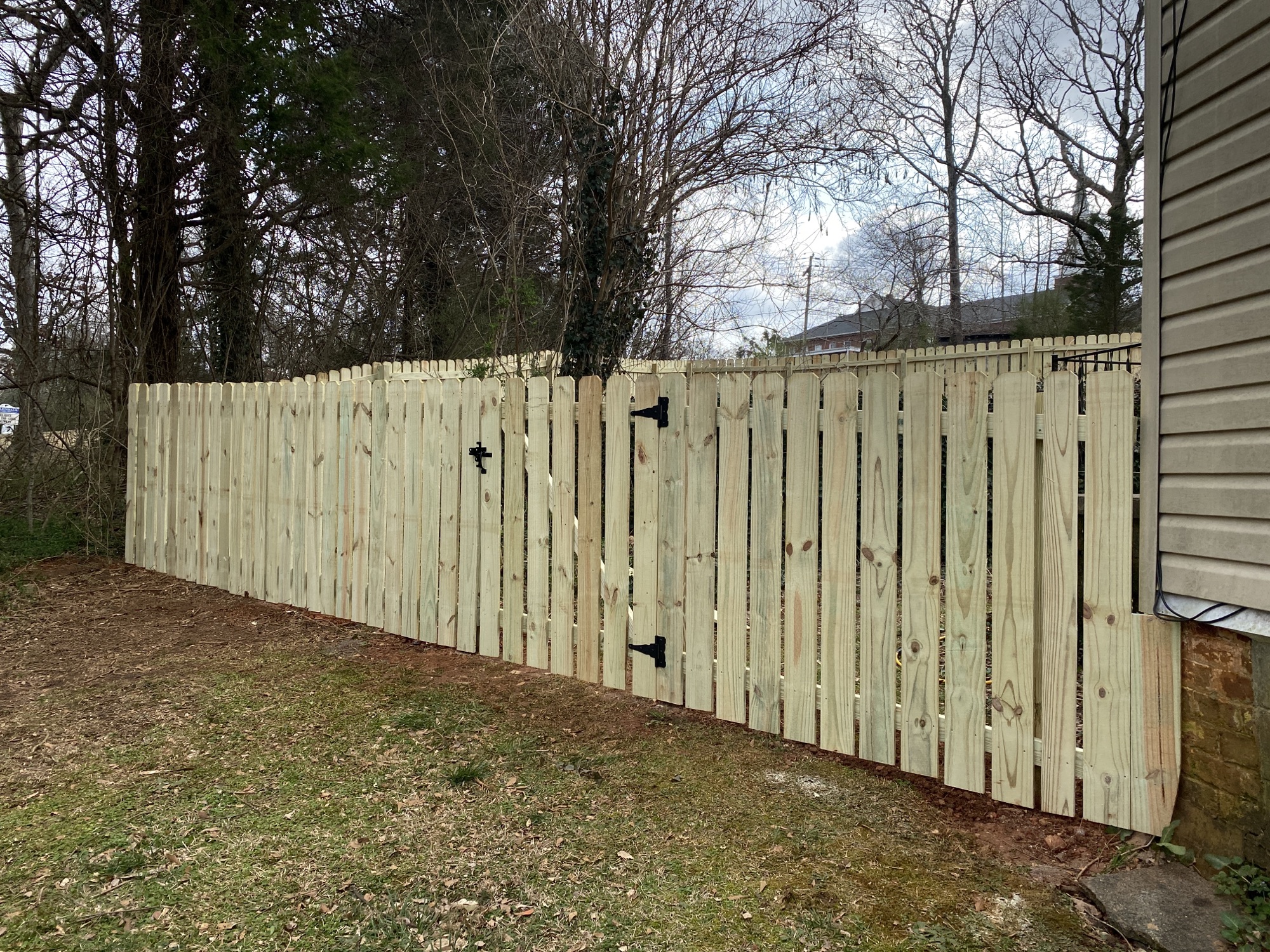 Quality Fence Services Near Spartanburg, SC 40 Spaced picket fence gate