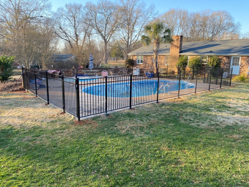 Quality Fence Services Near Spartanburg, SC 13 Pool fence