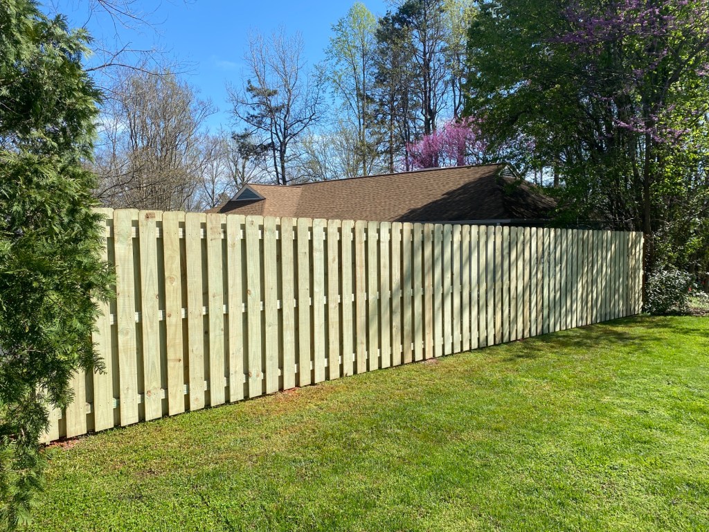 Quality Fence Services Near Spartanburg, SC 44 Shadowbox privacy fence