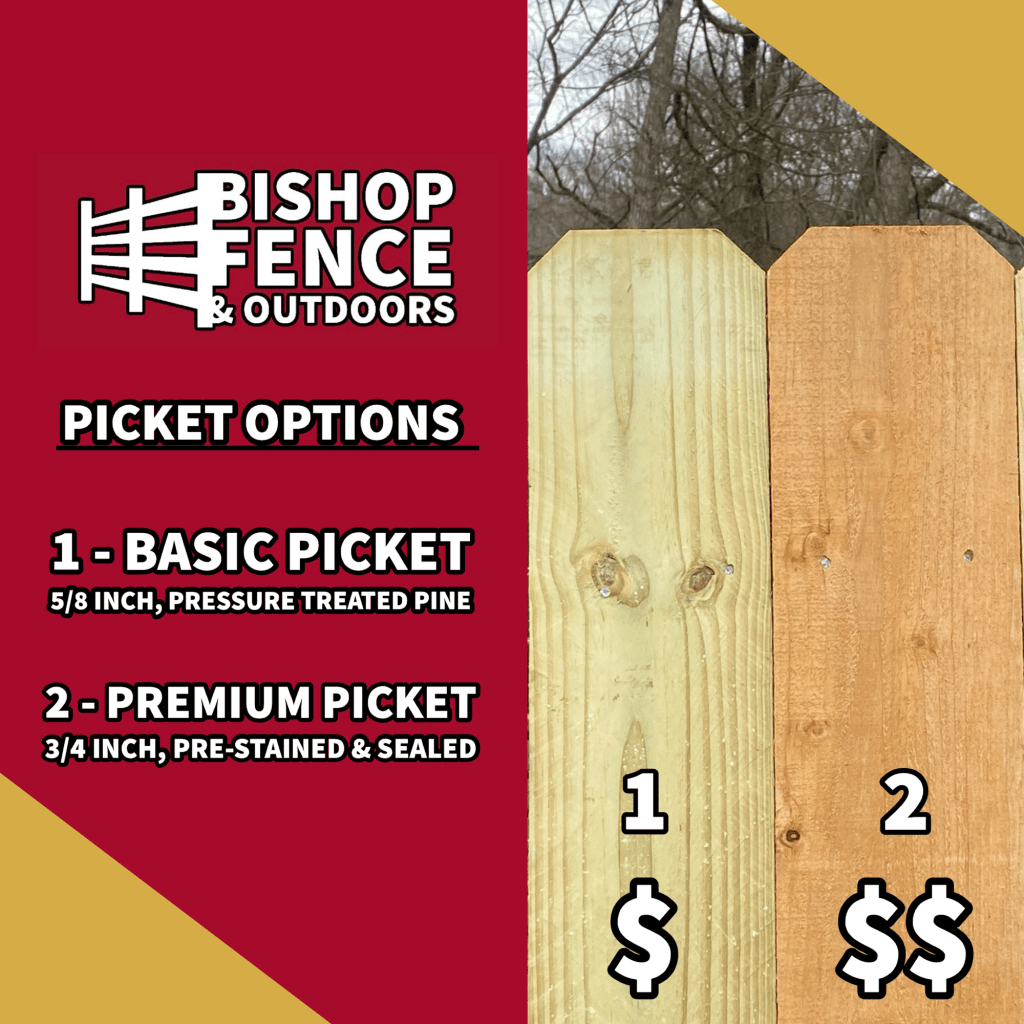 Quality Fence Services Near Spartanburg, SC 10 Picket Comparison